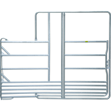 Sicherheits-Pferde-Panel mit Tor und Fressgitter