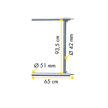 Verlängerung für Fressgitter