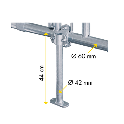 Mittelstütze für Fressgitter