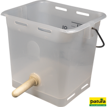 Nuckel-Tränkeeimer 13 l, transparent