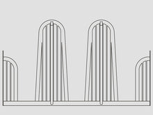 Pferdefressgitter-Segment