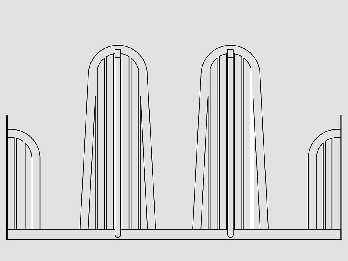 Pferdefressgitter-Segment 3 m