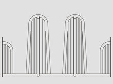 Pferdefressgitter-Segment 3 m