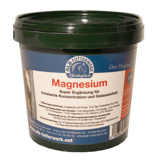 Pferdeglück Magnesium - Ergänzungsfuttermittel für Pferde 1kg