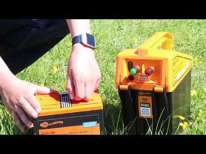 BA30 9V Batterie-Weidezaungerät (0,25J - 9V/12V) mit gratis 55Ah Batterie