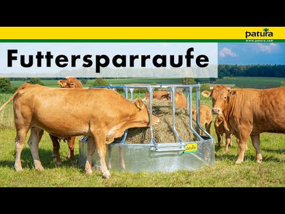 Futterspar-Rundraufe mit 15 Fressplätzen