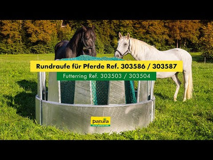 Rundraufe für Pferde 12 Fressplätze