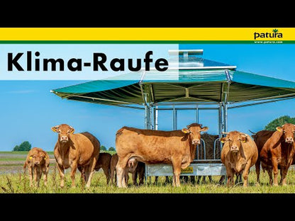 Klima-Großballenraufe mit Palisadenfressgitter
