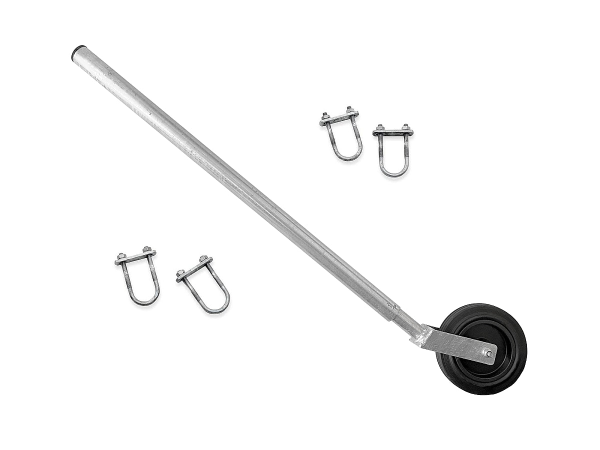 Gefederte Torrolle mit Vollgummi-Rad