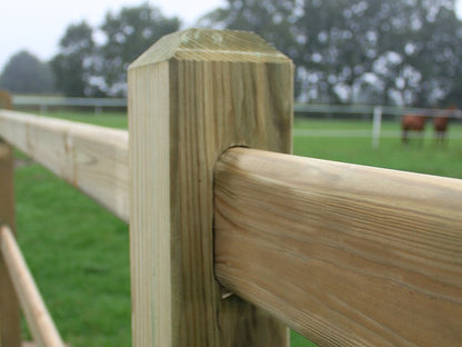 Zaunsystem Kent mit 2 Querriegeln